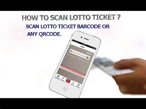 scan lotto ticket online.
